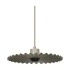 Ledvance Decor Plisse Pendelleuchte Stahl Beige | Geeignet für E27