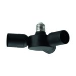 Eglo Suspension Luminaire Rueda Noir | IP20 - Convient pour 3x E27 