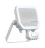 Ledvance Projecteur LED Aluminium Blanc 17W 2400lm 100D - 840 Blanc Froid | IP65 - Détecteur De Mouvement Et De Lumière - Symétrique